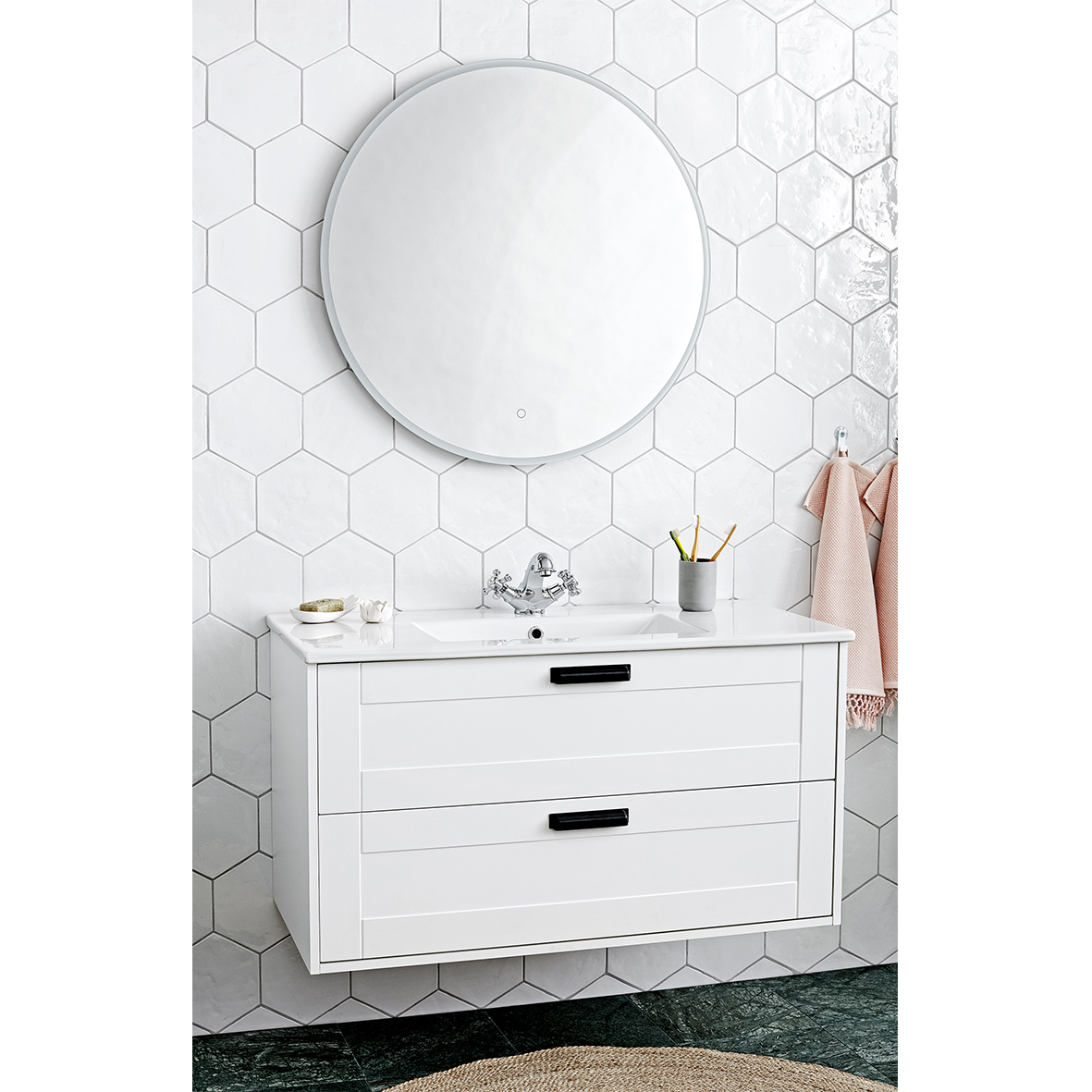 Alterna LED Spegel Bliss i badrum