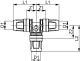T-KOPPLING 25X2,5MM PN10,MAXTEMP+70