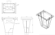 GJUTFORM LK RADFORM DUBBEL C/C40MM 170X150X130MM