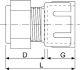 8XR15  CONEX KOPPLIN G LK303