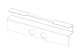 FÄSTSKENA TECEPROFIL FIXTURPLÅT 320X100X40 MM