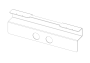 FÄSTSKENA TECEPROFIL FIXTURPLÅT 320X100X40 MM