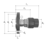 SANIPEX MT FLÄNSÖVER GÅNG 50MM X DN40 PN10, MAXTEMP