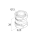 DUBBELMUTTER G15