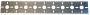 FIXTURPLÅT C/C150MM 700X100X1MM