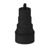 RÖRGENOMFÖRING FÖR S KYDDSRÖR 25, 28, 34 MM