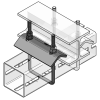 EF CENTUM BALKKLAMME R FZV XL100/XL120
