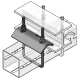 EF CENTUM BALKKLAMME R FZV XL100/XL120