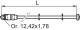 SPINDEL L=1094MM TILLVATTENUTKASTAR