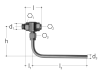 SANIPEX PROVTAGNINGS VENTIL R10 PN16, MAXTEMP +90C
