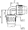 TRANSAIR 6602 SKARVK OPPLING D25X90°