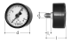 JRG 8109 MANOMETER R 8 (DN8) D = 63MM TEMP MAX +60C