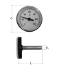 JRG 8348 TERMOMETER 9MM D = 52MM TEMP MAX +120C