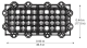 JORDARMERING GEOTERR A GTO 440X930MM H=50MM 0,41M2