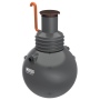 EUROREK PE OMEGA NS1 0 110/110MM (INLOPP/UTLOPP)