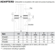 ADAPTER ECOCIRC XL D N65 ADAPTER DN65 BL=