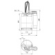 GRUNDFOS KP150-AV-1 OBS!! ENDAST RENT DRICKSV.