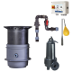 AVLOPPSPUMPSTATION P RO PT07 0,71,2M 3FAS PS 110 PE