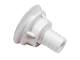 TRÅGADAPTER, KORT 25 MM, VIT 25MM L:56 B:49,5 H:30