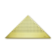 PURUS CORNER SIL GOL D PEARL 374X266X266MM
