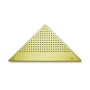 PURUS CORNER SIL GOL D PEARL 374X266X266MM