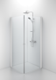 DUSCHHÖRNA SPACE RAK , KNOPP, 90X90