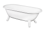 GBG BADKAR 6368 FRISTÅENDE 1680 mm