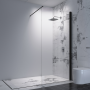 DUSCHVÄGG WALL HIGH BLACK EDITION 1976 × 1160-1180