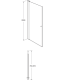 GBG DUSCHDÖRR SQUARE 800X800X1990MM