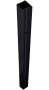 BREDDNINGSPROFIL BRE DDNINGSPROFIL WALL HI BLACK 19