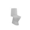 WC-STOL VEGE GOLV S LÅS MJUKSITS SITTHÖJD 430MM +/
