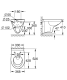 GROHE BAU CERAMIC WC STOL WC-STOL C/C180