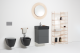 WC-SKÅL KARTELL BY L AUFEN 820333 C/C180MM VÄGGBULT