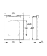 GROHE CUBE CERAMIC W C-SITSAR WC-SITS C/C