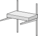 REBASE VÄGGHYLLA B=5 70