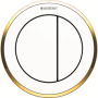 OMEGA10 REMOTE SPOLKNAPP VIT/GULD/VIT