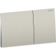 SPOLPLATTA GEBERIT S IGMA70 NICKEL KANTIG 250 X 146