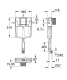 SPOL CISTERN DOLD 6 9 L 1,13M G15 Ø45/Ø87/1080MM H