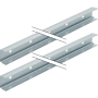 GEBERIT PROFIL 2X300 CM 2X3000MM