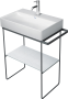 DURAVIT BENSTÄLLNING I METALL DURASQUARE665X790X38