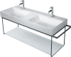 DURAVIT BENSTÄLLNING I METALL DURASQUARE1265X425X4