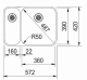 LAX160DH DISKLÅDA 5 75X420X175MM FÖR U