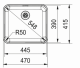 LAX110-45 DISKLÅDA 470X415X175MM FÖR