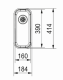 LAX110-16D DISKLÅDA 184X414X120MMFÖR