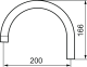 9000E UTLOPPSPIP L= 200 MM 12LMIN FÖR