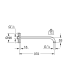 RAINSHOWER DUSCHARM DUSCHARM G15 L=378MM