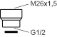 FMM ÖVERG M26x1.5inv G15inv