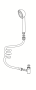HANDDUSCH 75MM DUSC HHUVUD 1,75M SLANG (