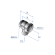 MELLANKOPPLING M26X1 ,5 X M26X1,5 Ö G15 BYGGMÅTT 30