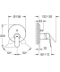 EUROSMART COSMO ETTG UDV BAD KAR-/DUSCHBL 158MM